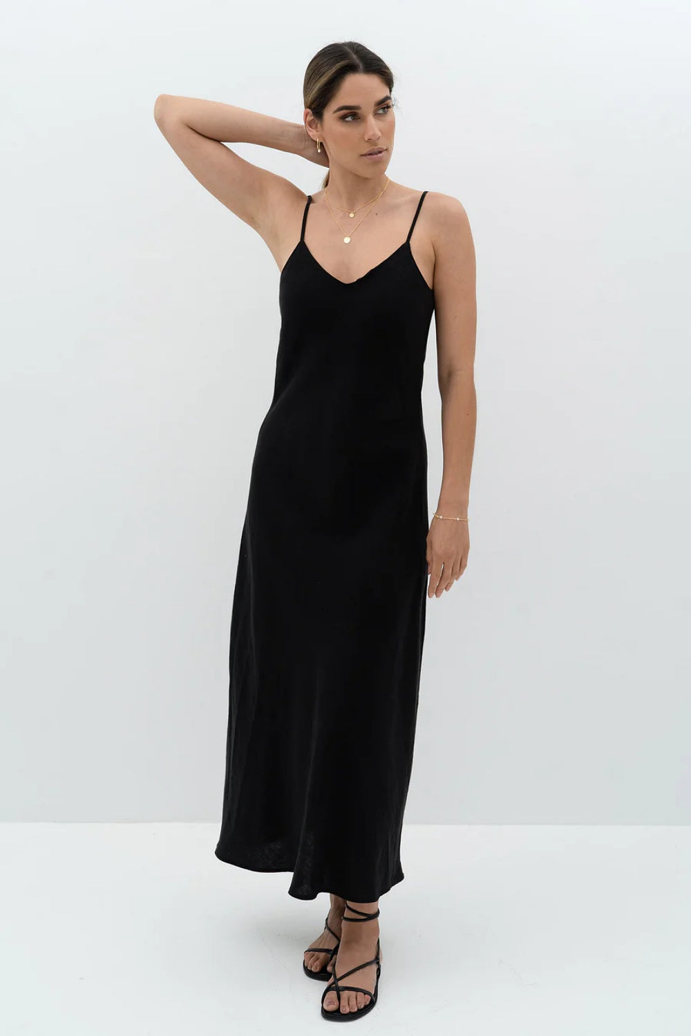 CASA SLIP DRESS BLACK – Hummingbird The Shop