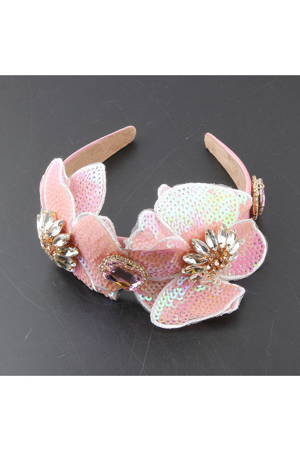FLOWERS IN THE ATTIC HEADBAND PINK
