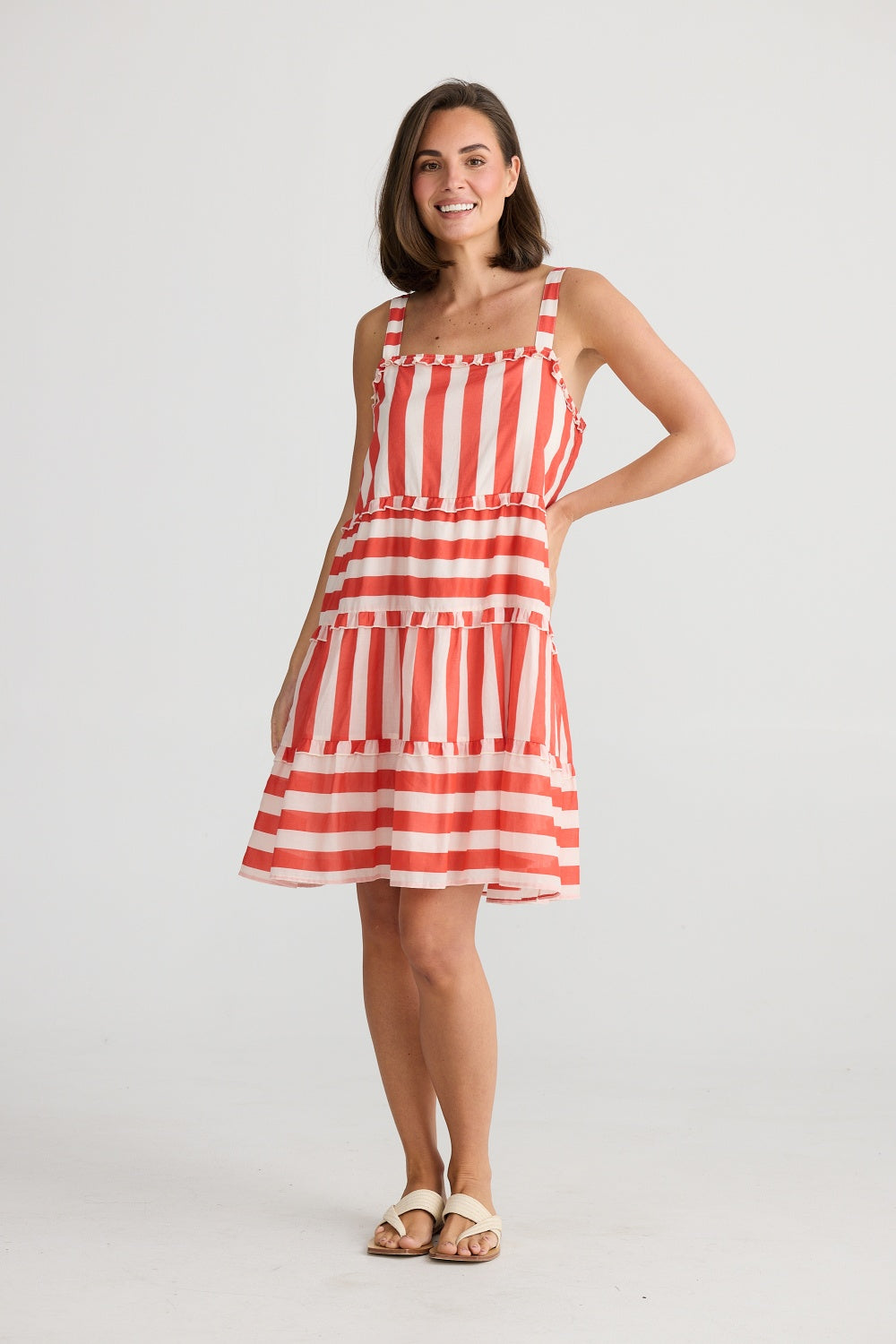 strapless open back dress HAVANA MINI DRESS NOEL STRIPE – Hummingbird The Shop