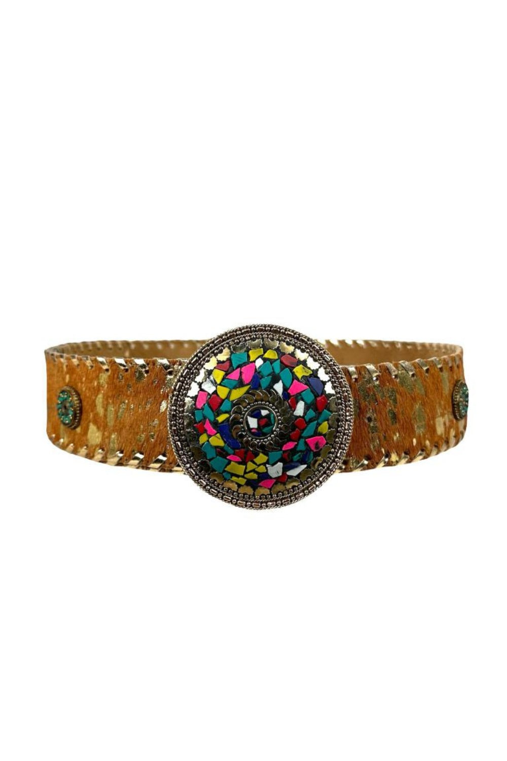 COWGIRL BELT TAN Hummingbird The Shop