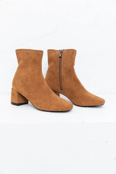 PETRA ANKLE BOOTS TAN