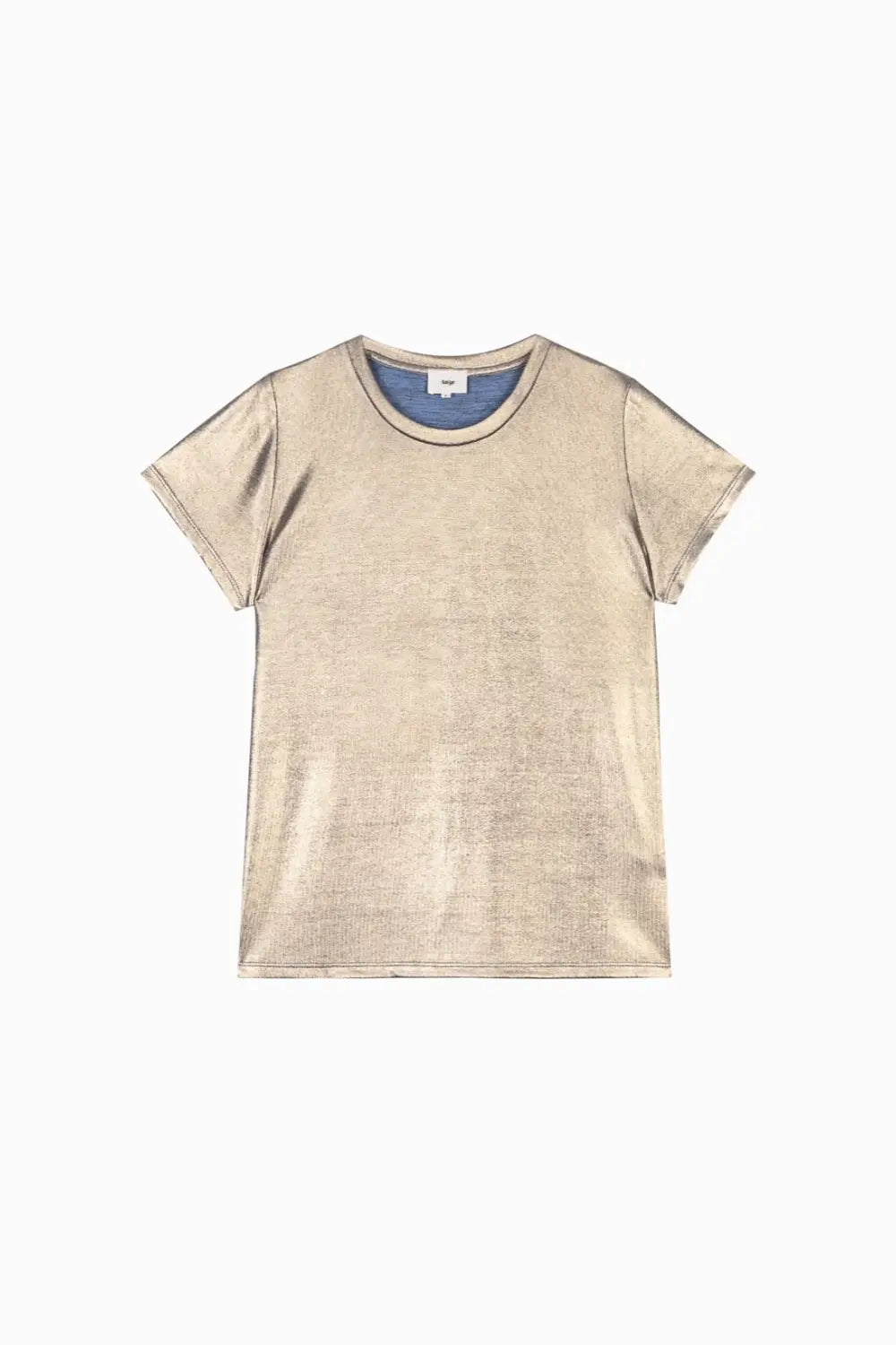 ALIZEANE METALLIC TEE SKY