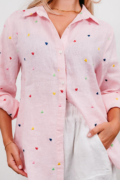 ALL THE LOVERS SHIRT PINK