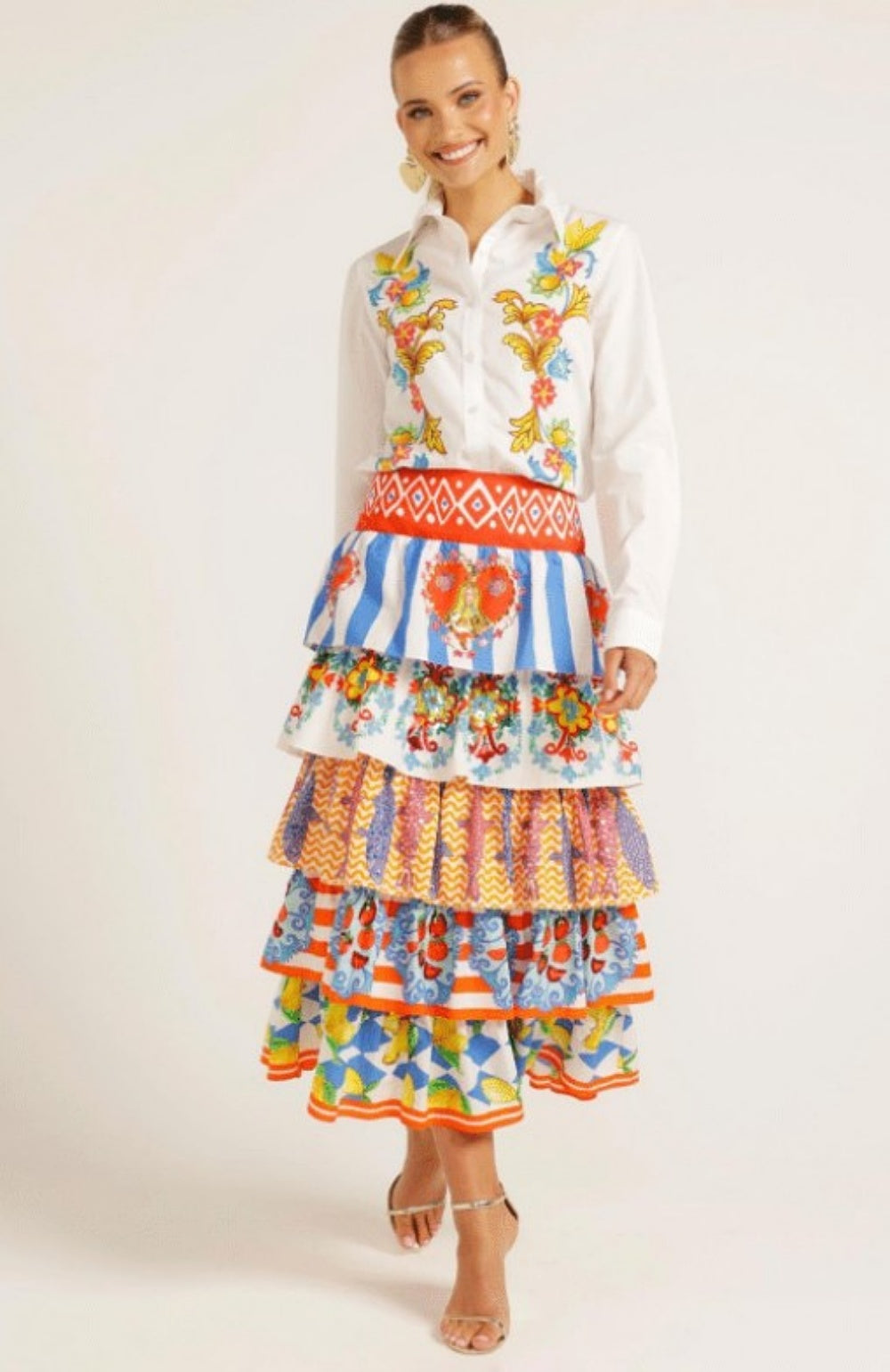 THE AMADORA RUFFLE SKIRT
