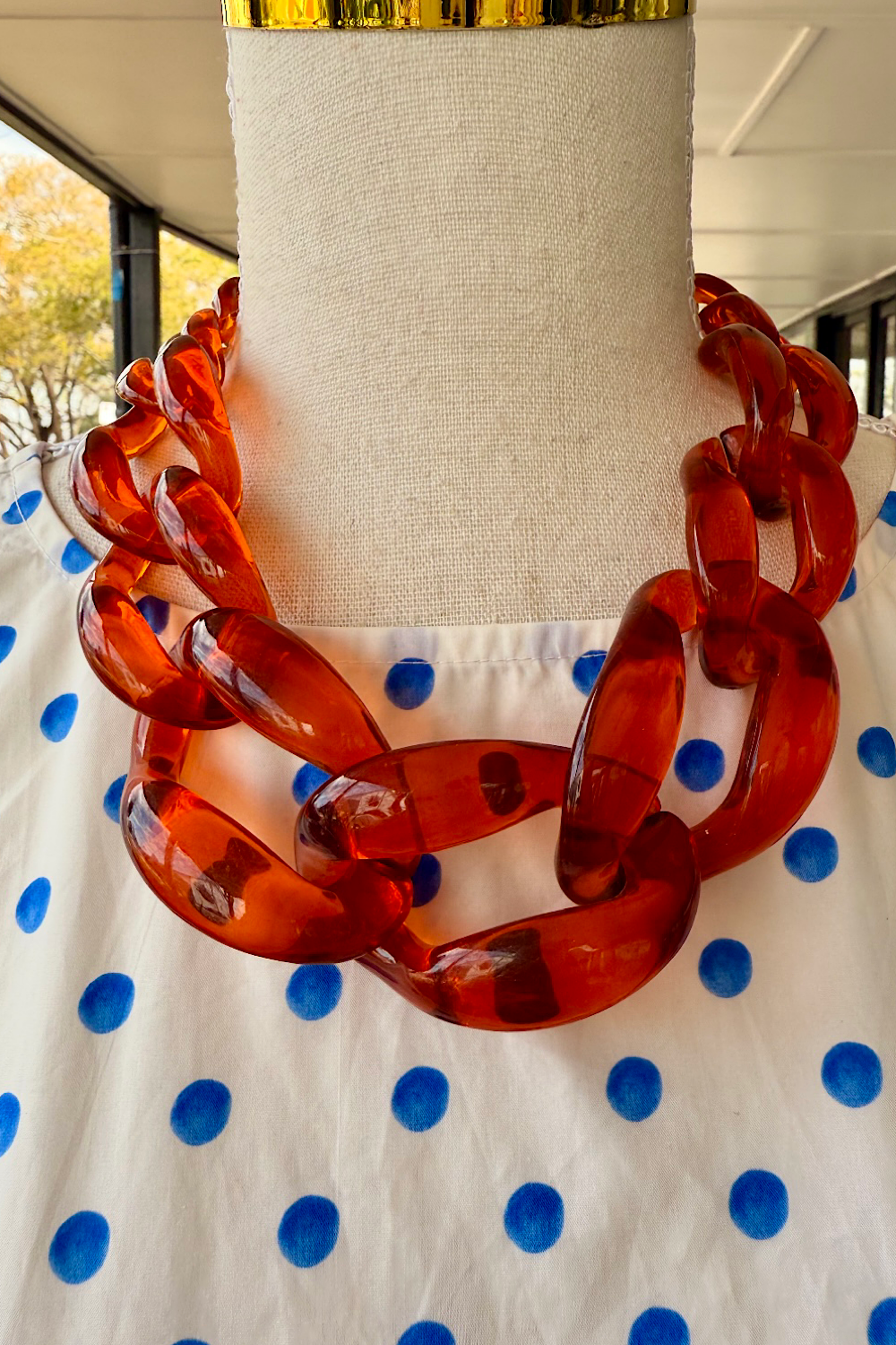 YOU'VE CHAINGED NECKLACE AMBER