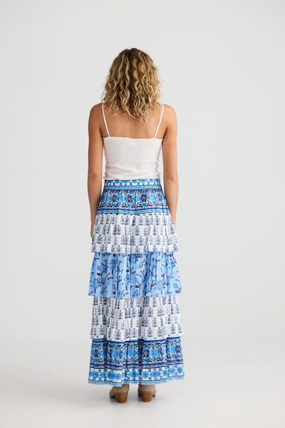 ARIEL RUFFLE MAXI SKIRT