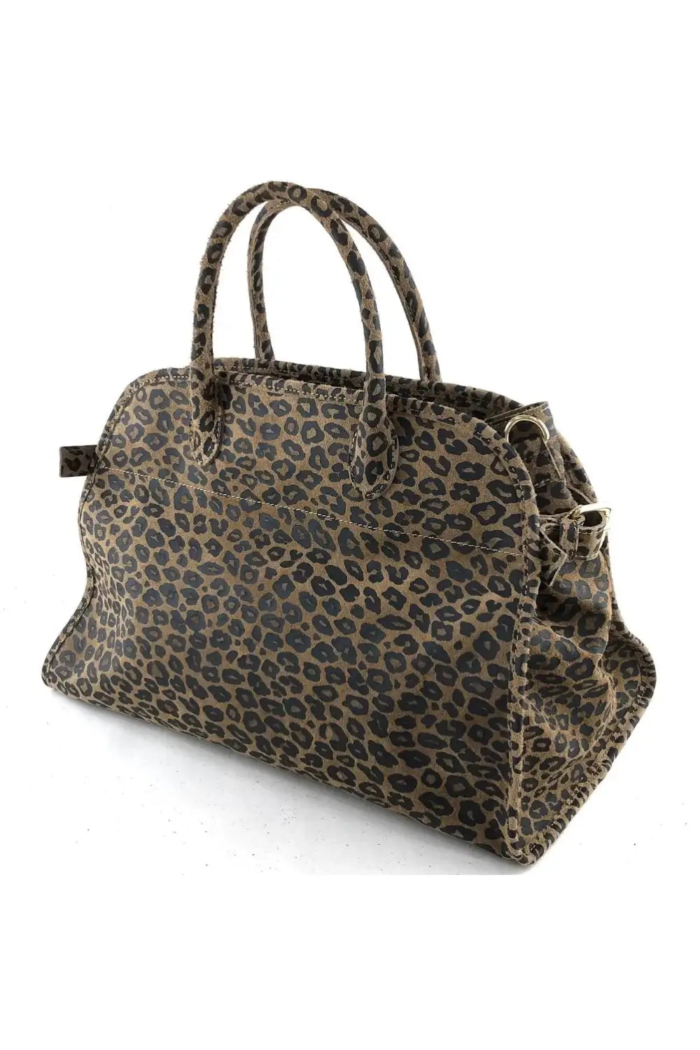 ARTHUR SUEDE TOTE BAG MINI LEOPARD