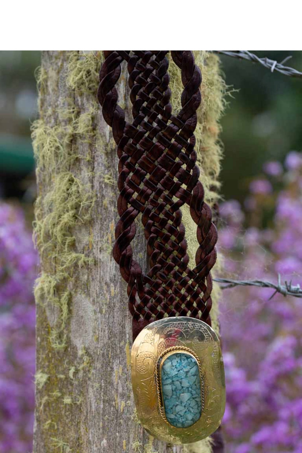 TURQUOISE BUCKLE BELT