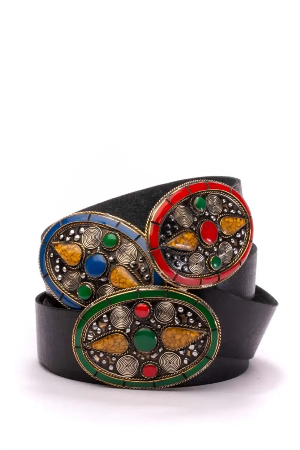MUMBAI BUCKLE BELT BLUE