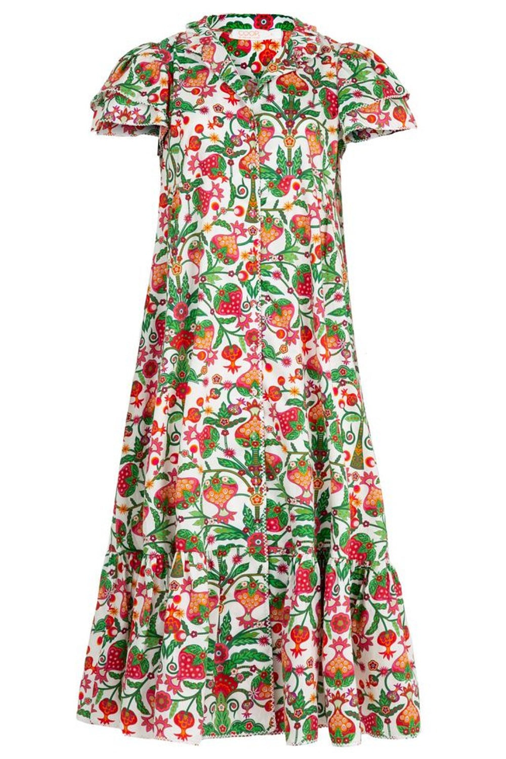 A LITTLE FLAIR MIDI DRESS