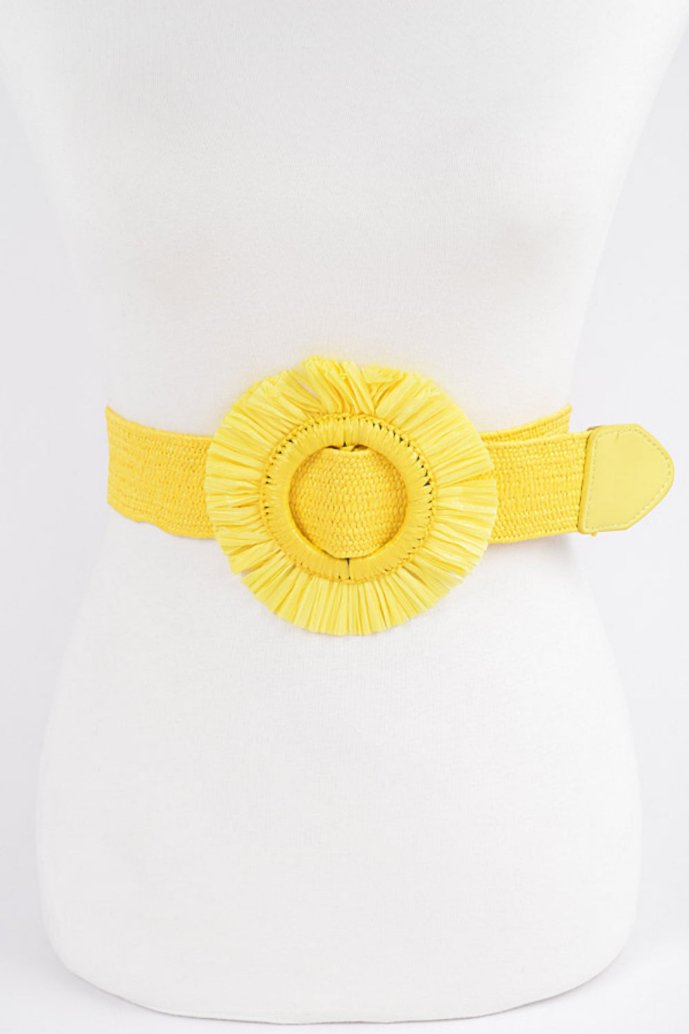 BIG ASS BUCKLE BELT YELLOW
