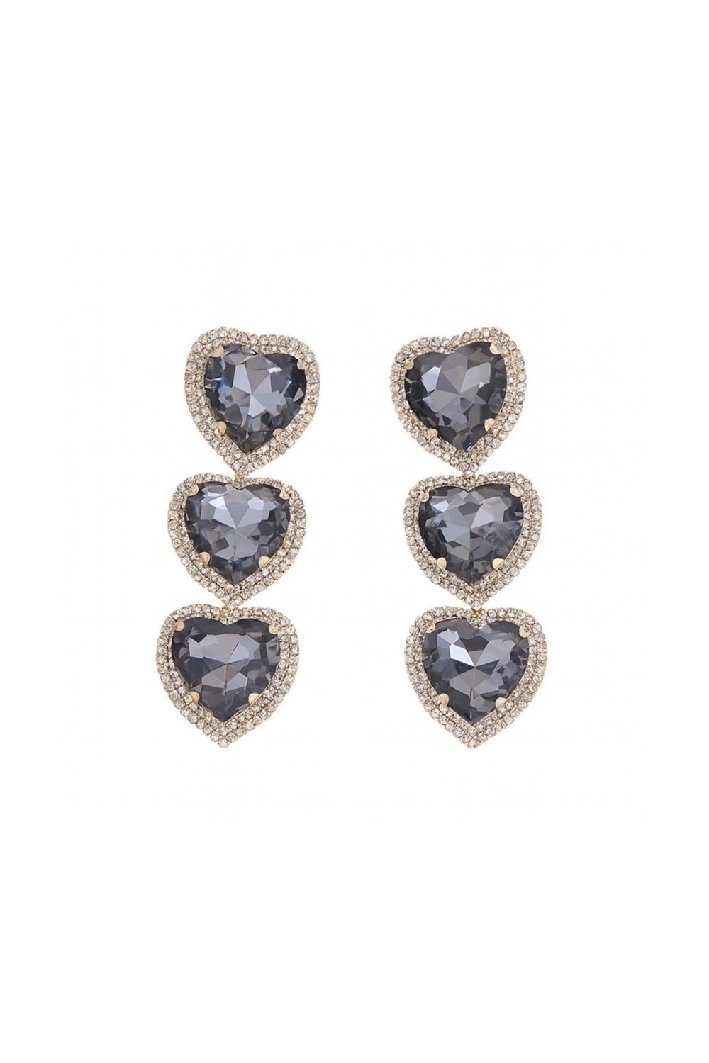 BIG LOVE EARRINGS SMOKE