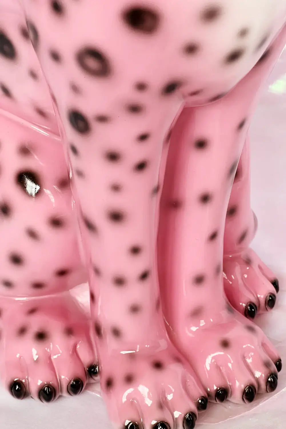 BLOSSOM THE PINK LEOPARD STATUE