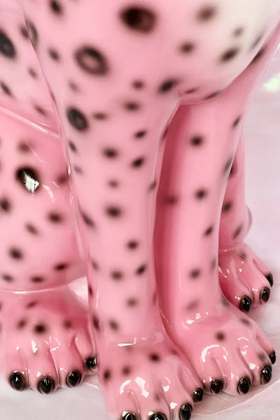 BLOSSOM THE PINK LEOPARD STATUE