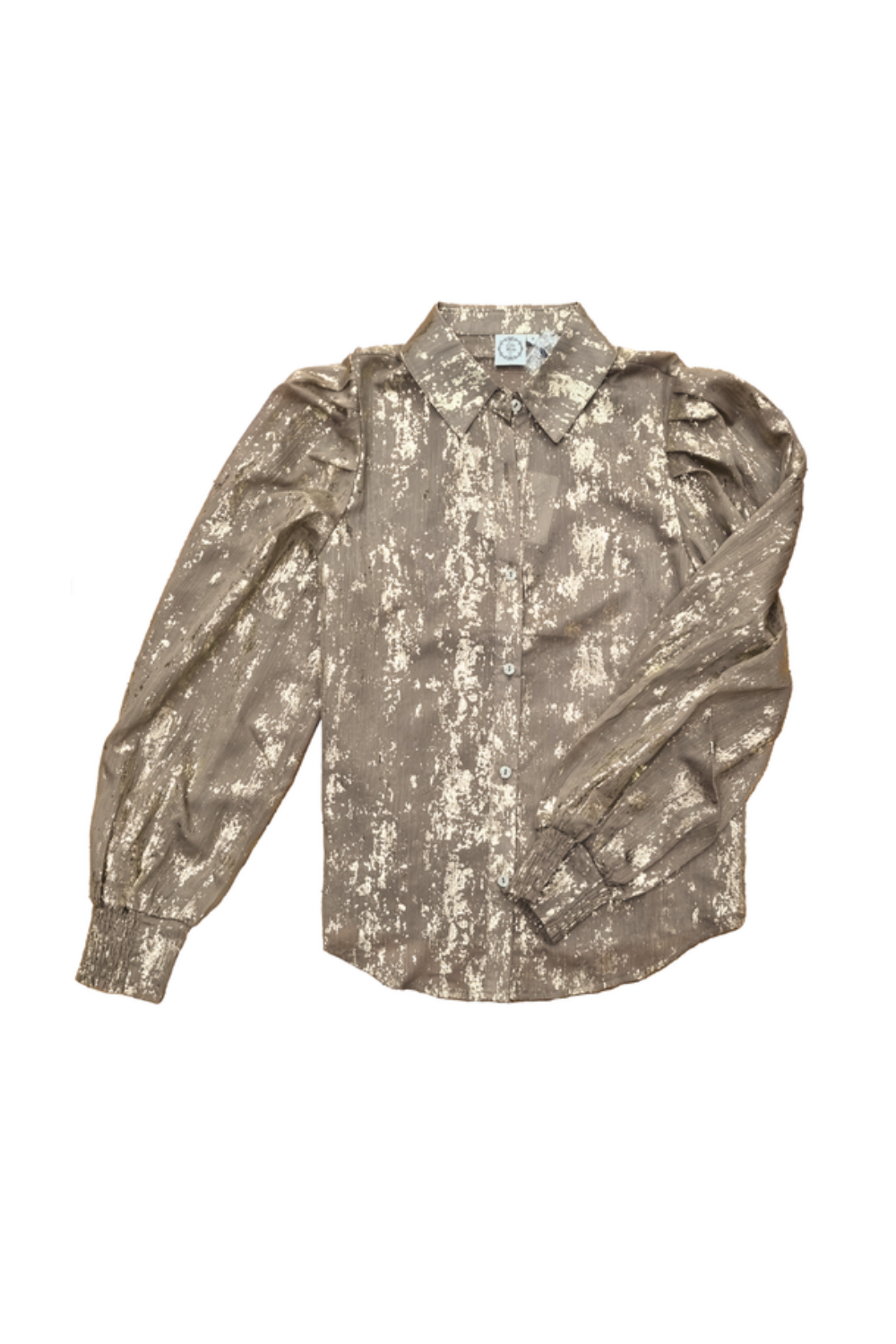 BORN TO SHINE BLOUSE GOLD