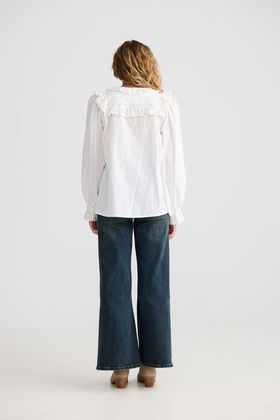 CADENCE RUFFLE SHIRT