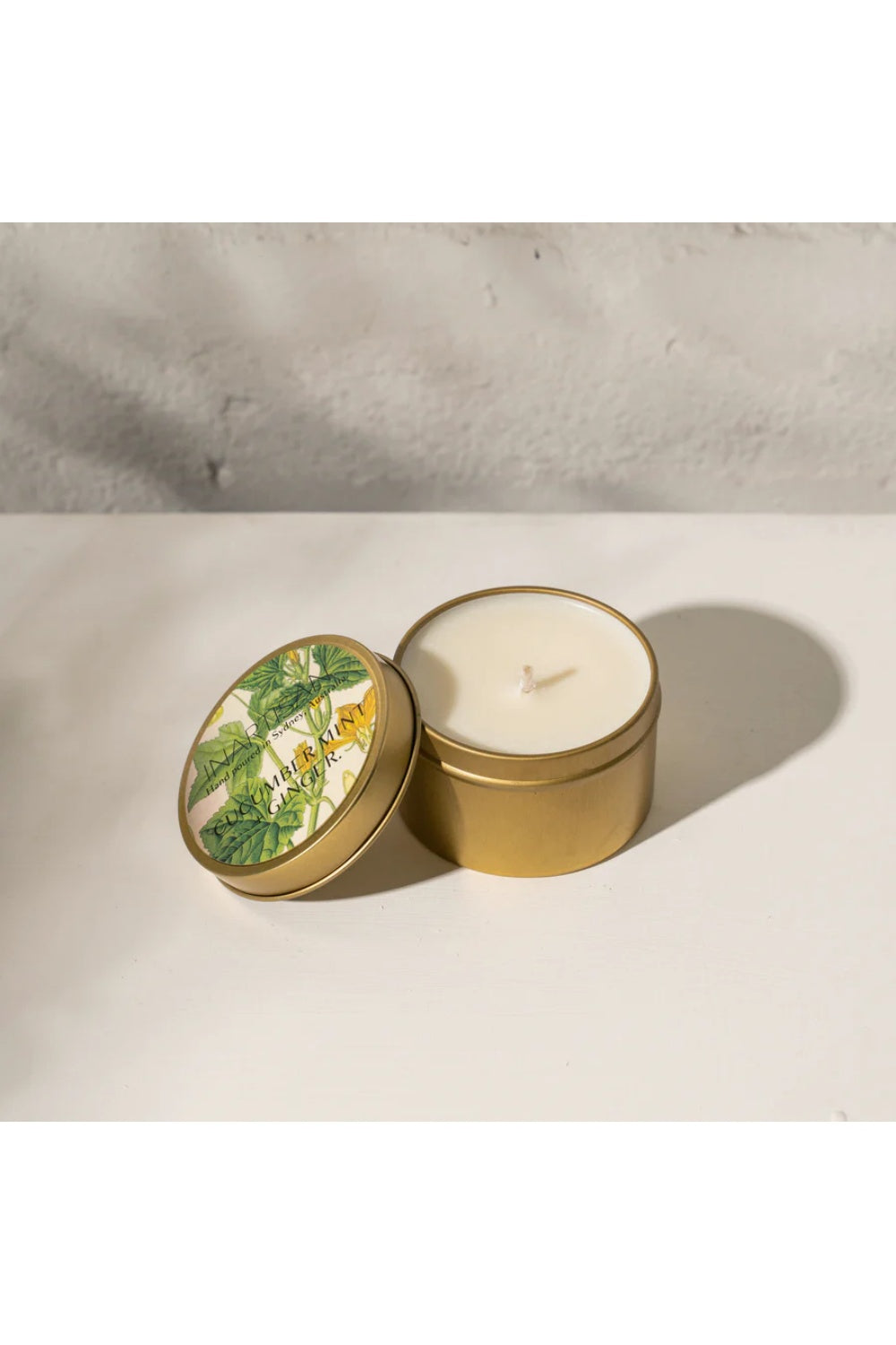 TRAVEL CANDLE CUCUMBER, MINT & GINGER