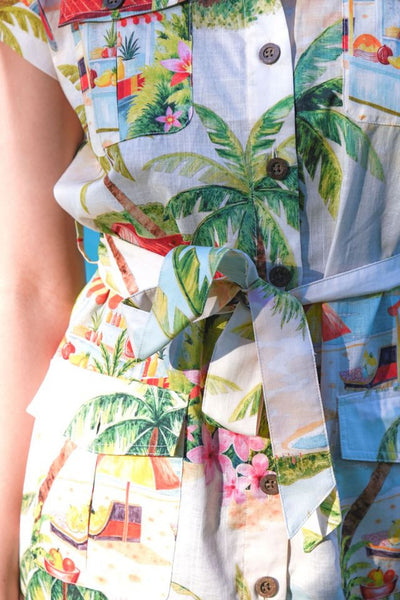 CARGO-ON MIDI DRESS