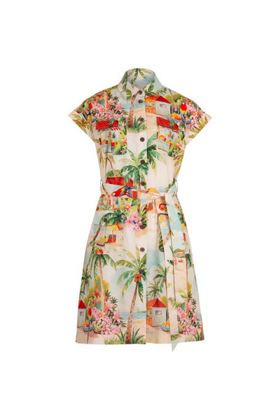 CARGO-ON MIDI DRESS