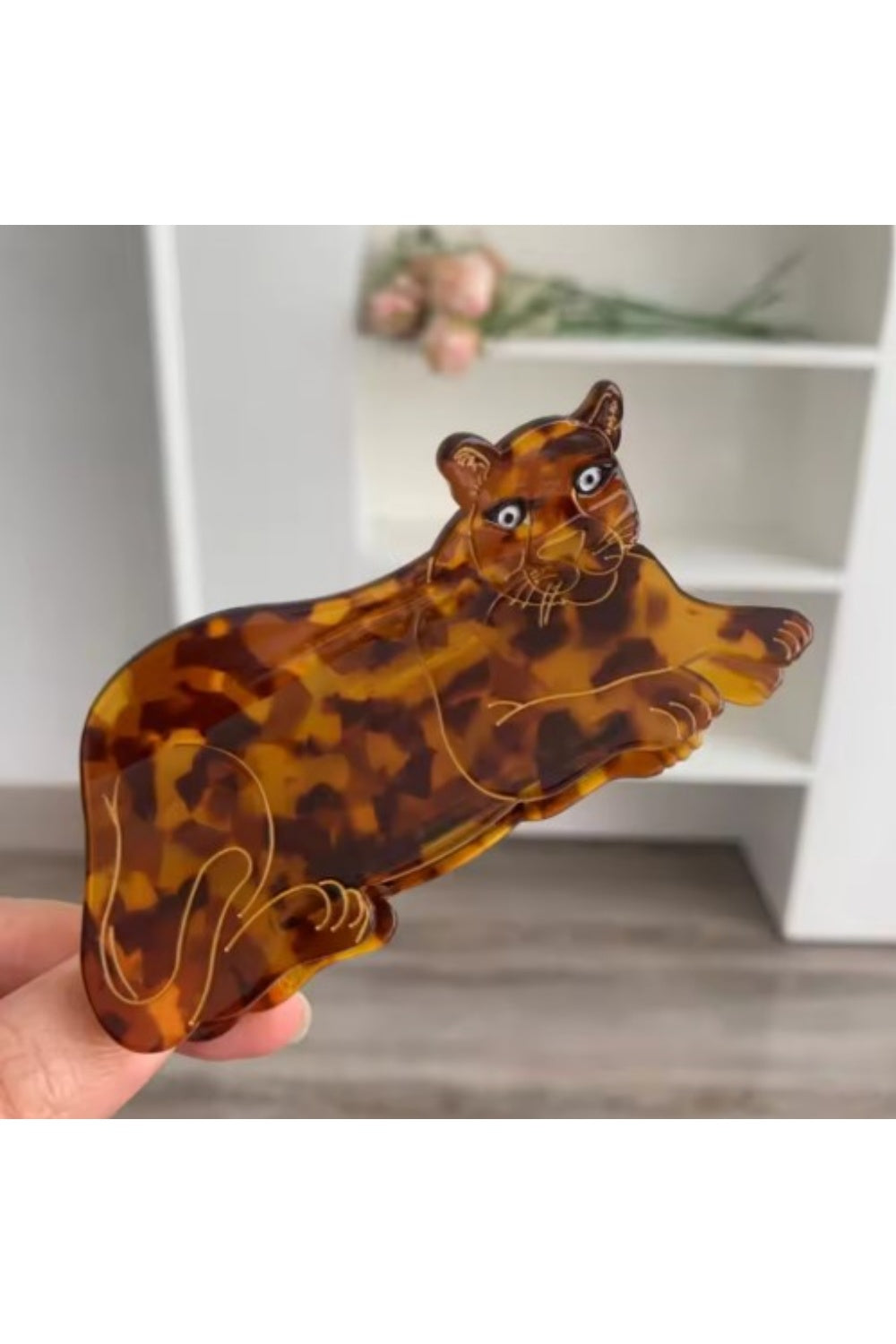 PRETTY HAIR CLAW TORT LEOPARD