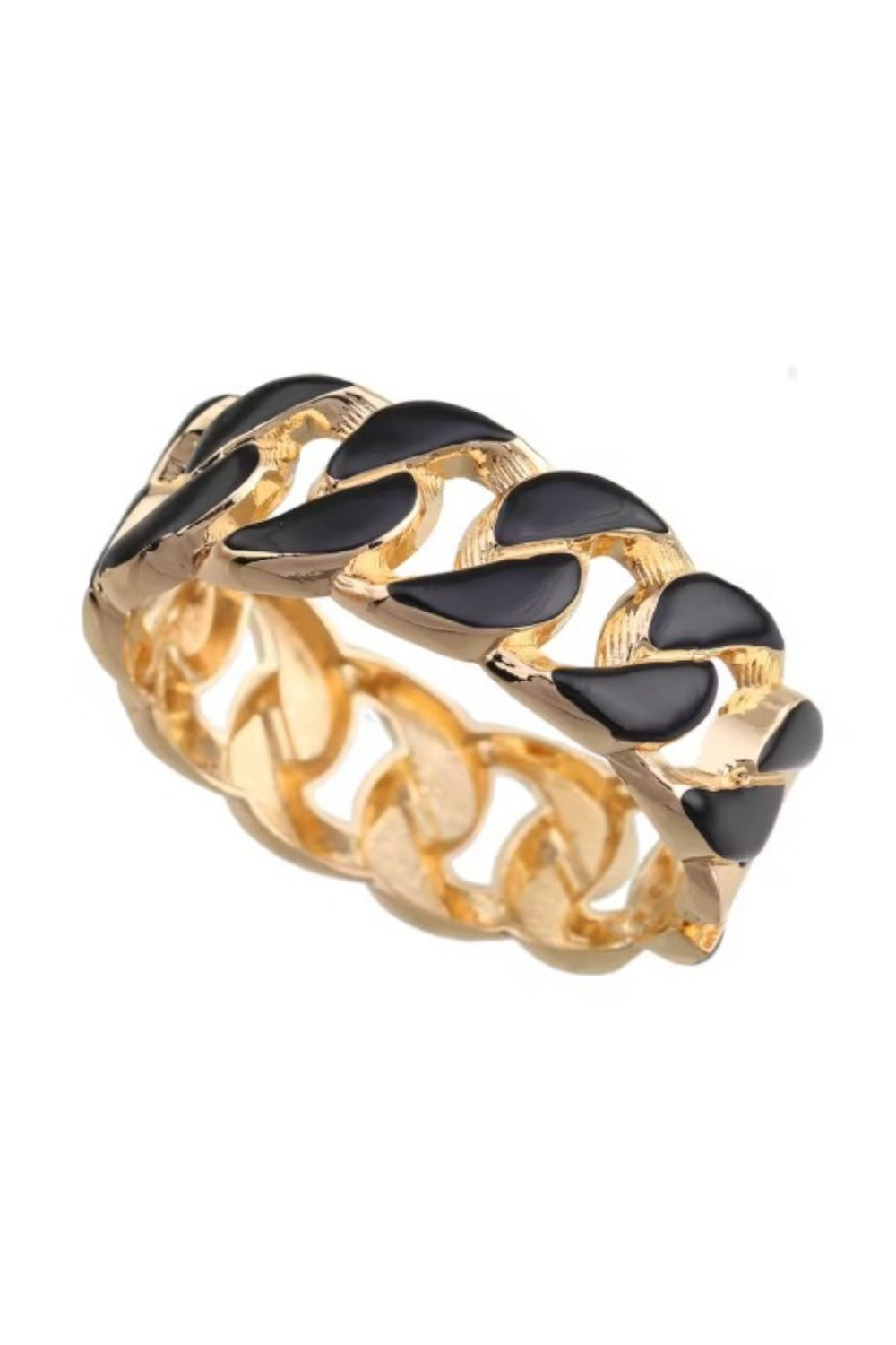 CHAIN OF FOOLS BANGLE BLACK