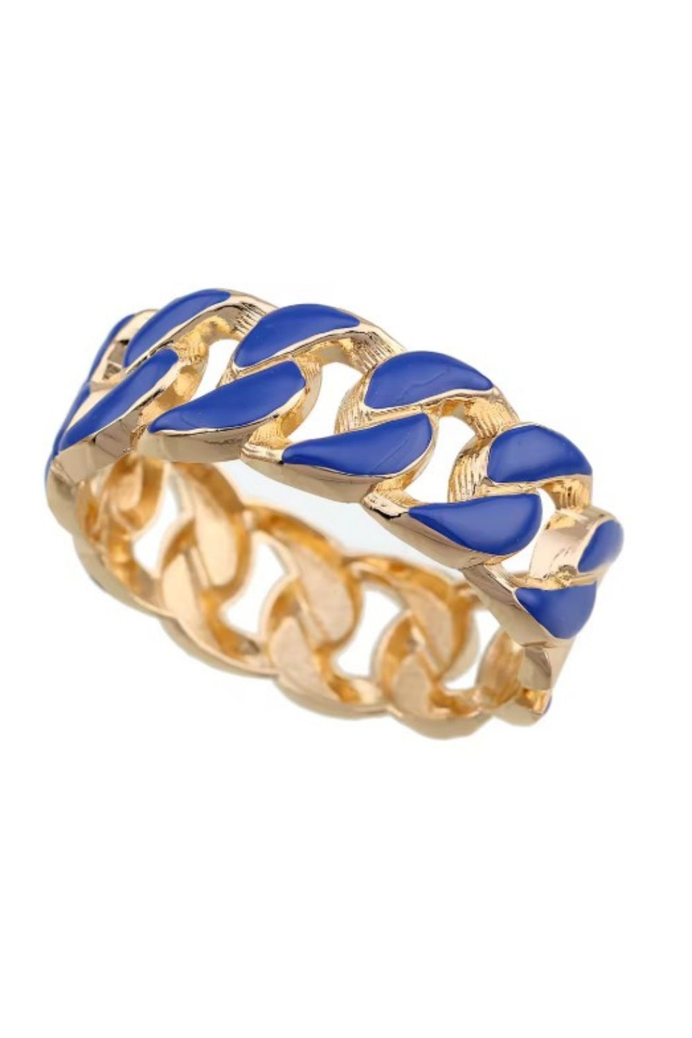 CHAIN OF FOOLS BANGLE BLUE