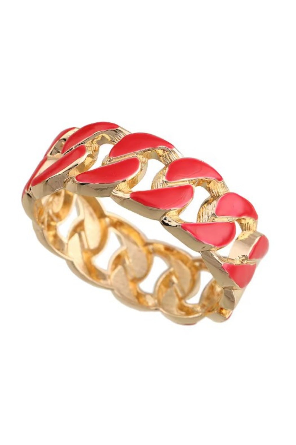 CHAIN OF FOOLS BANGLE RED