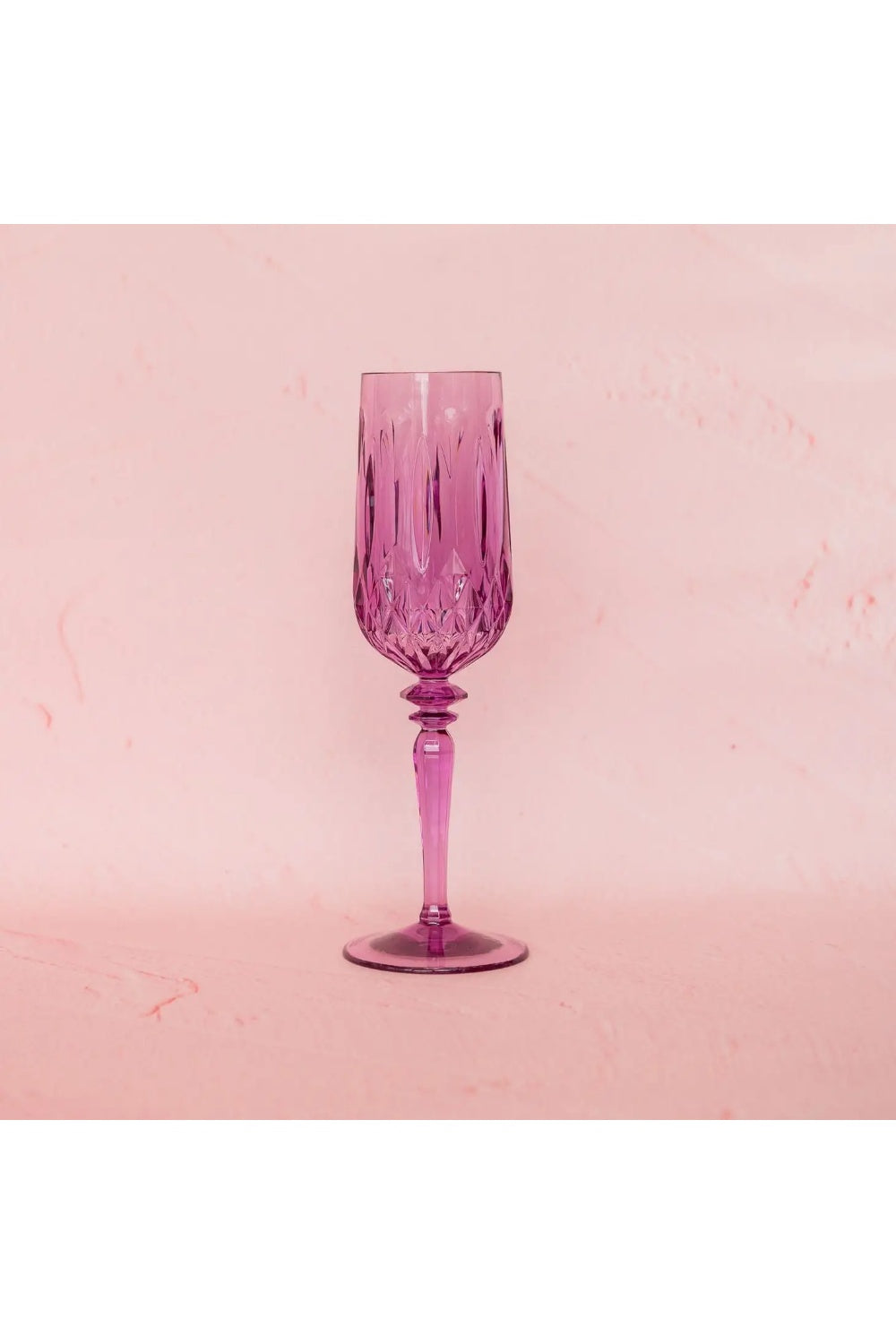SET OF FOUR CHAMPAGNE FLUTES SWEET LILAC