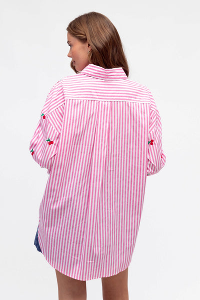 CHERRY BOMB SHIRT PINK