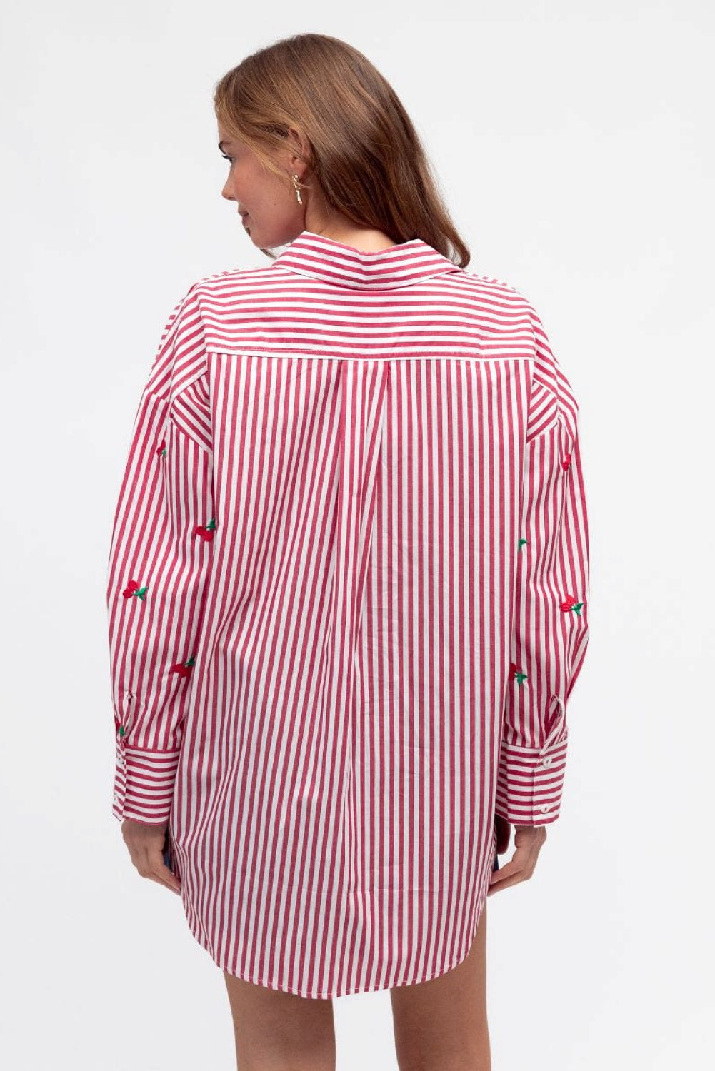 CHERRY BOMB SHIRT BURGANDY