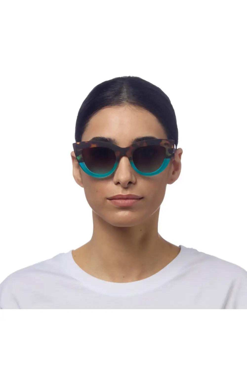 CLAUDIA SUNGLASSES HAVANA BLUE