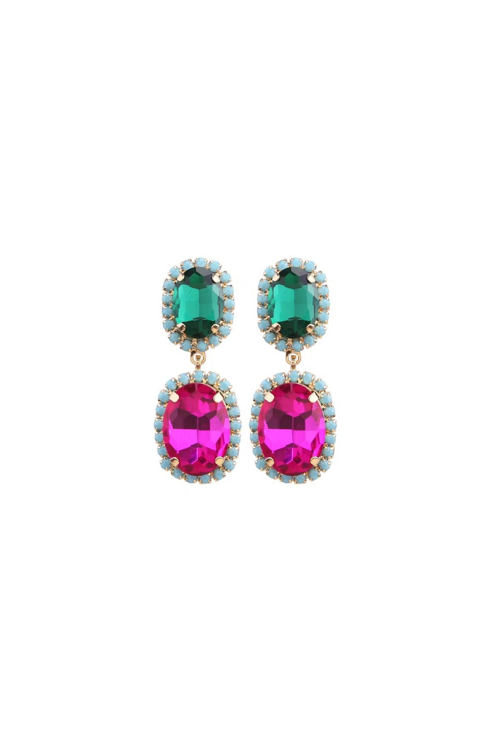 DIAMONDS IN THE SKY EARRINGS APPLE & RASPBERRY