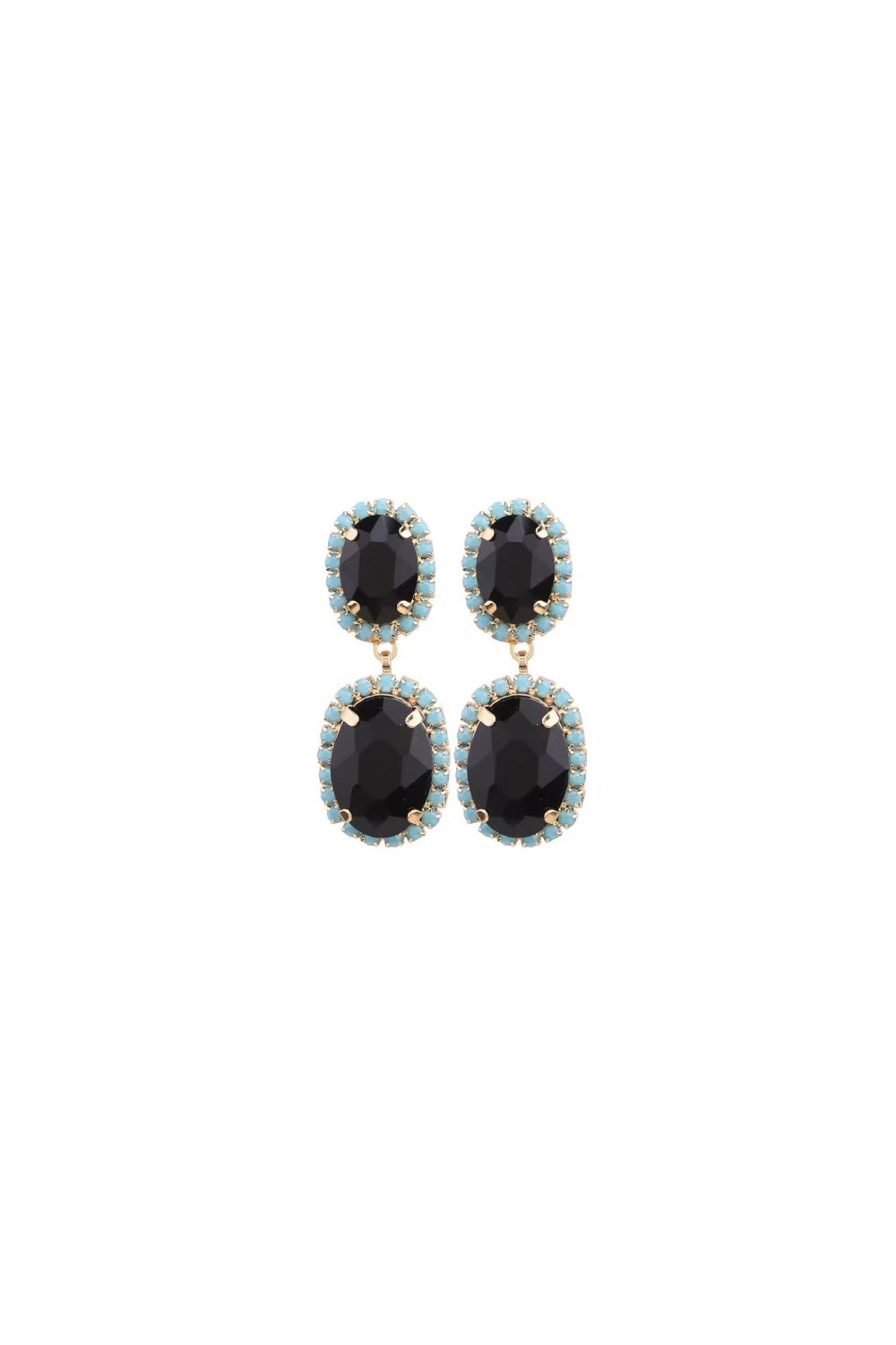 DIAMONDS IN THE SKY EARRINGS LIQUORICE