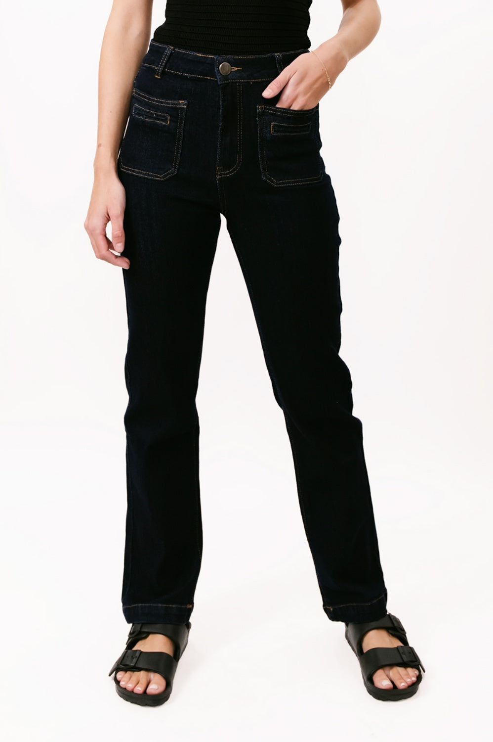DEE'S JEANS DARK DENIM
