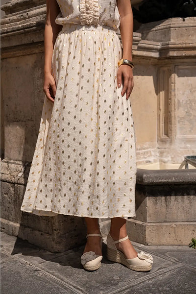 IT'S GOLDEN MAXI SKIRT
