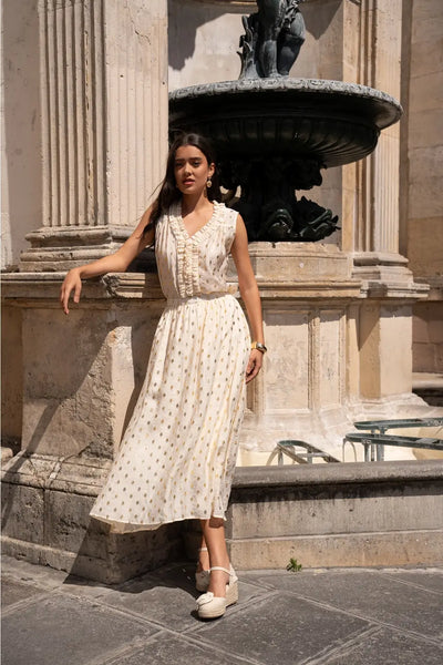 IT'S GOLDEN MAXI SKIRT