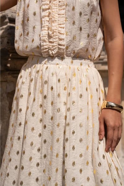 IT'S GOLDEN MAXI SKIRT