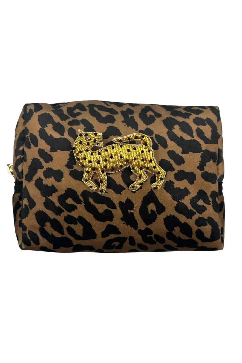 DOUBLE LEOPARD MAKE UP BAG