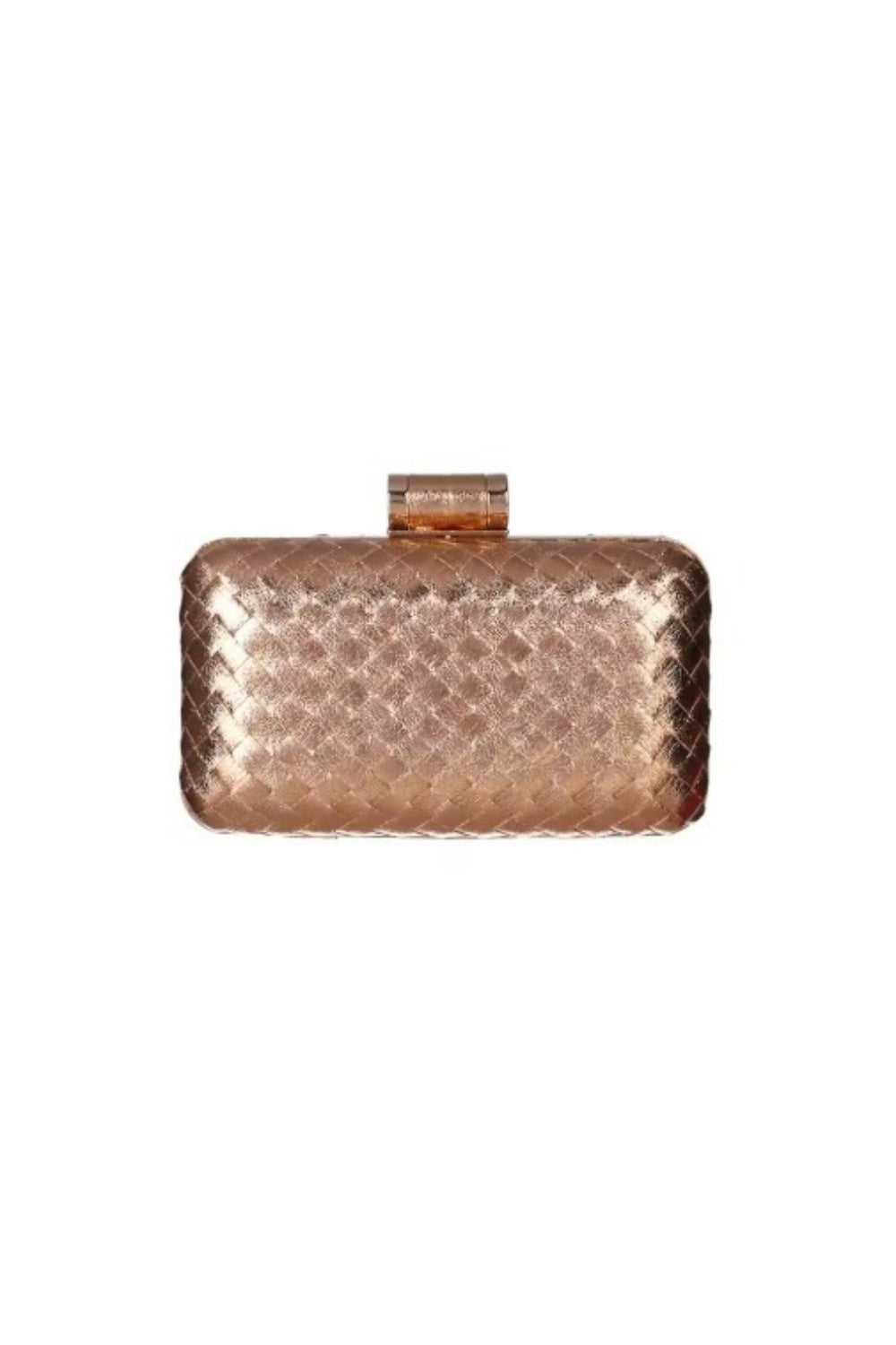 DUCK & WEAVE CLUTCH ROSE