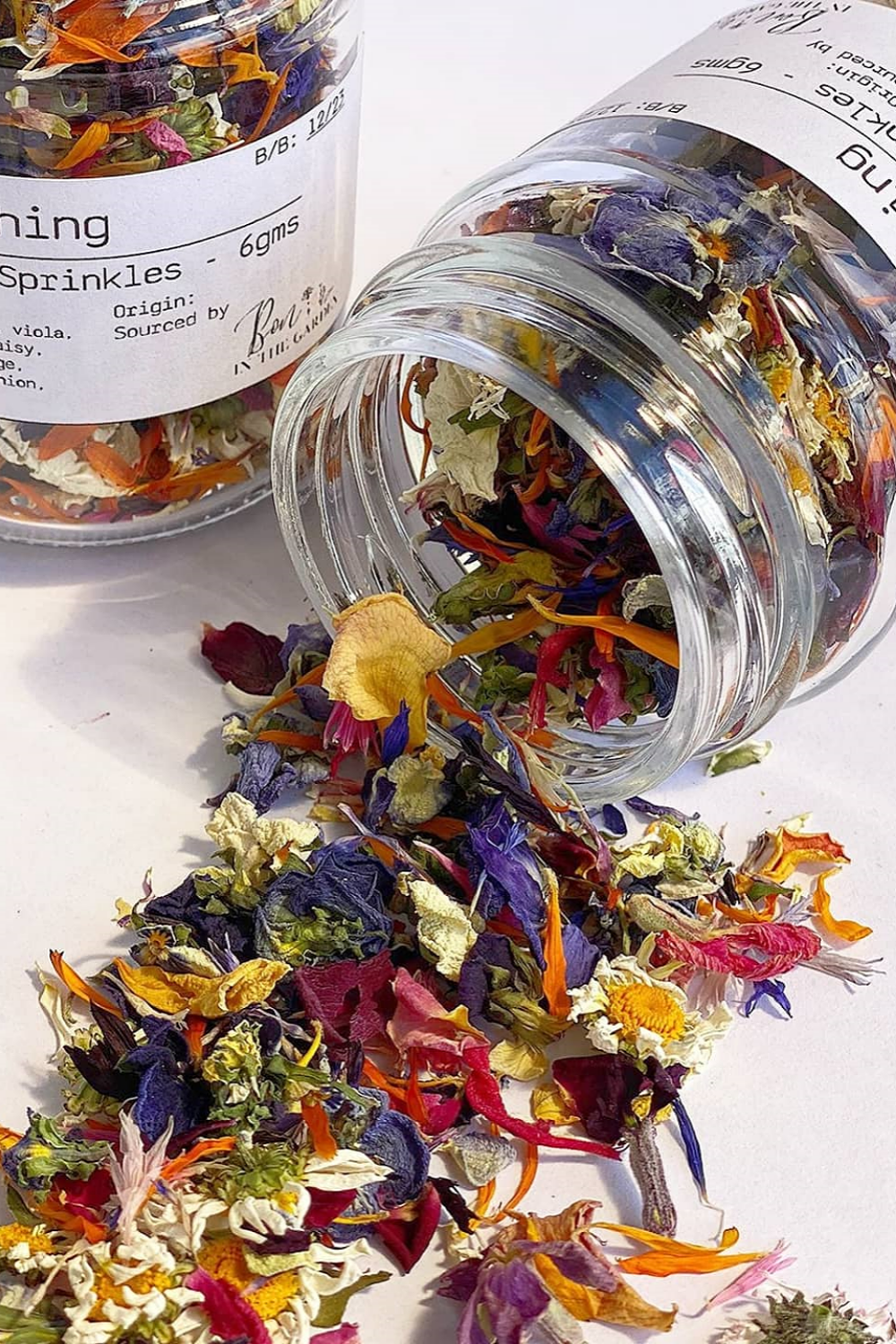 THE PEEL THING EDIBLE FLOWERS RAINBOW MIX