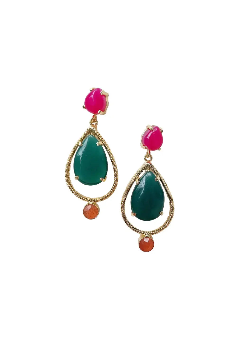 ELARA NATURAL STONE EARRINGS