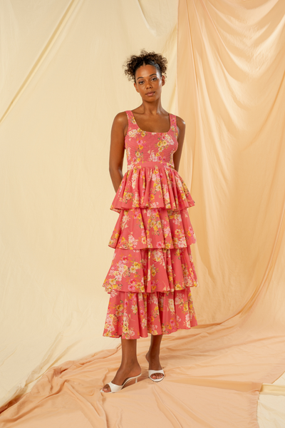 ELLIE RUFFLE DRESS