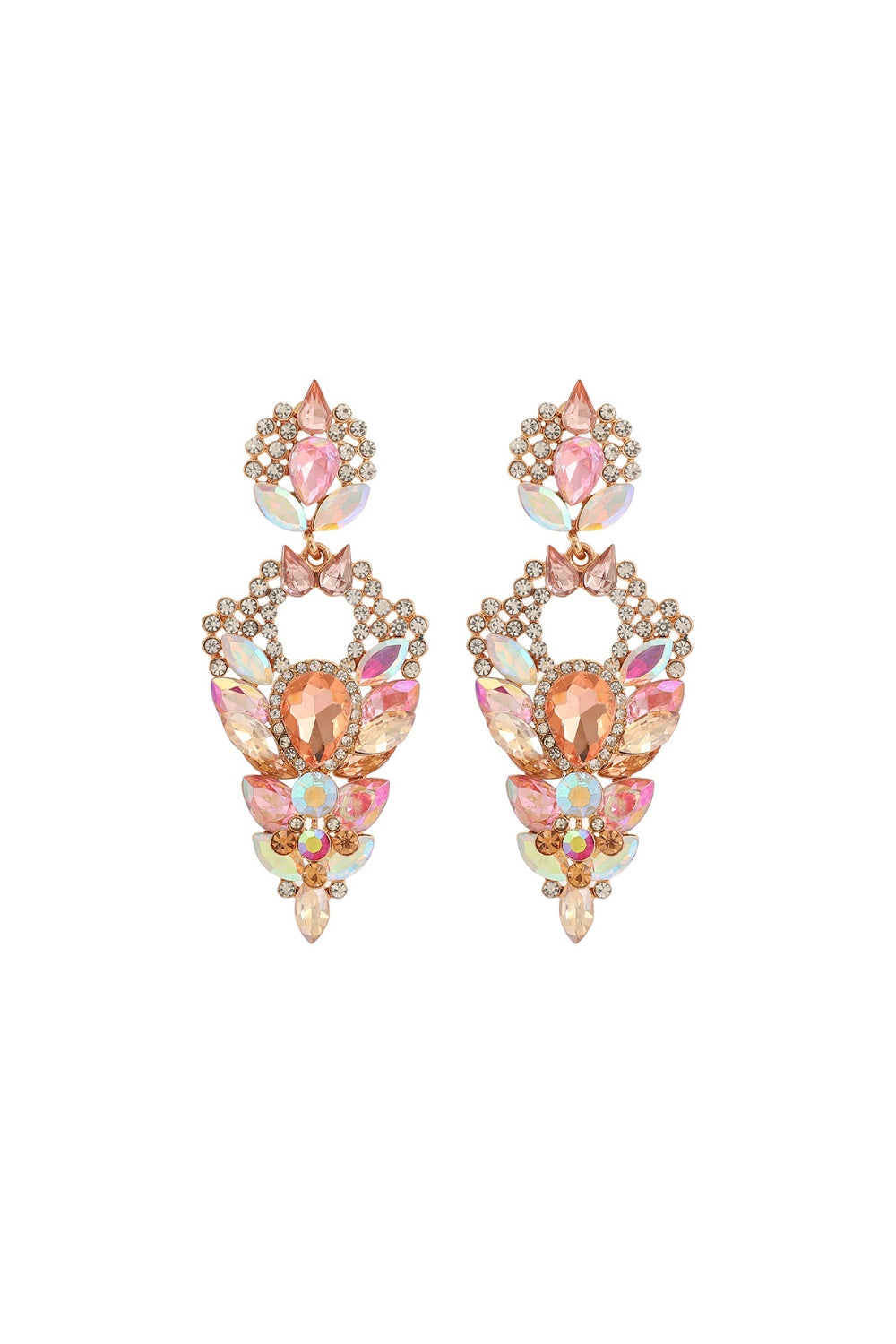 ELPHABA EARRINGS PEACH