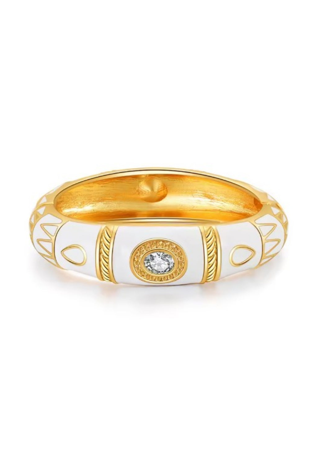 EMPRESS BANGLE WHITE