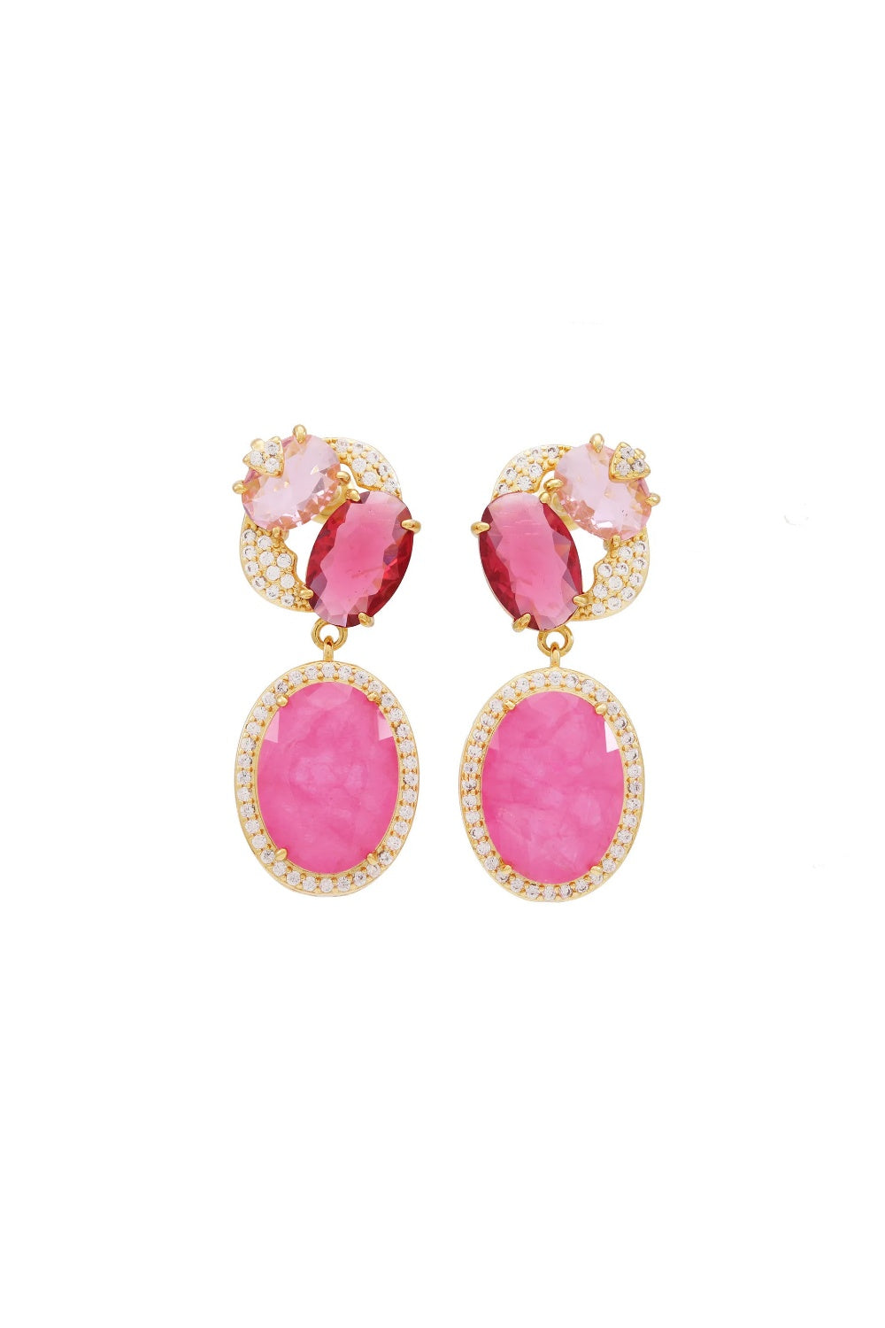 ESMERELDA EARRINGS PINK
