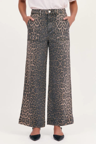 EVIE LEOPARD JEANS