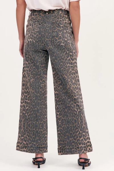 EVIE LEOPARD JEANS