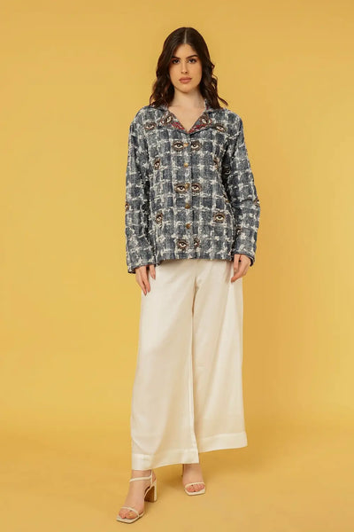 THE EVIL EYE BEADED JACKET