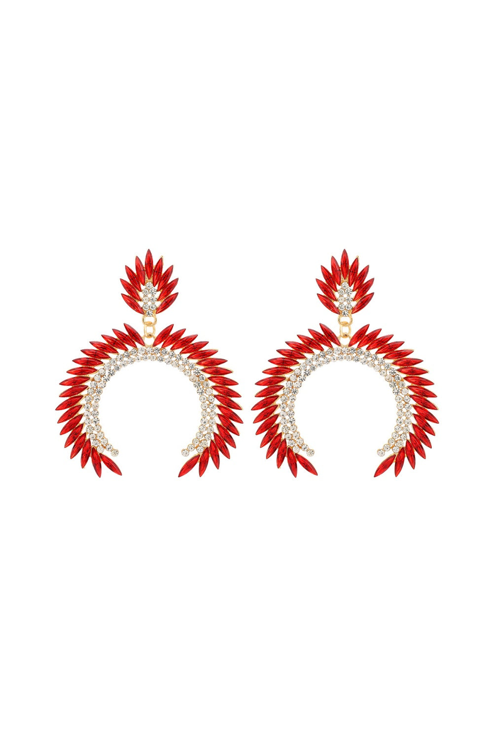 FIREBIRD EARRINGS RED