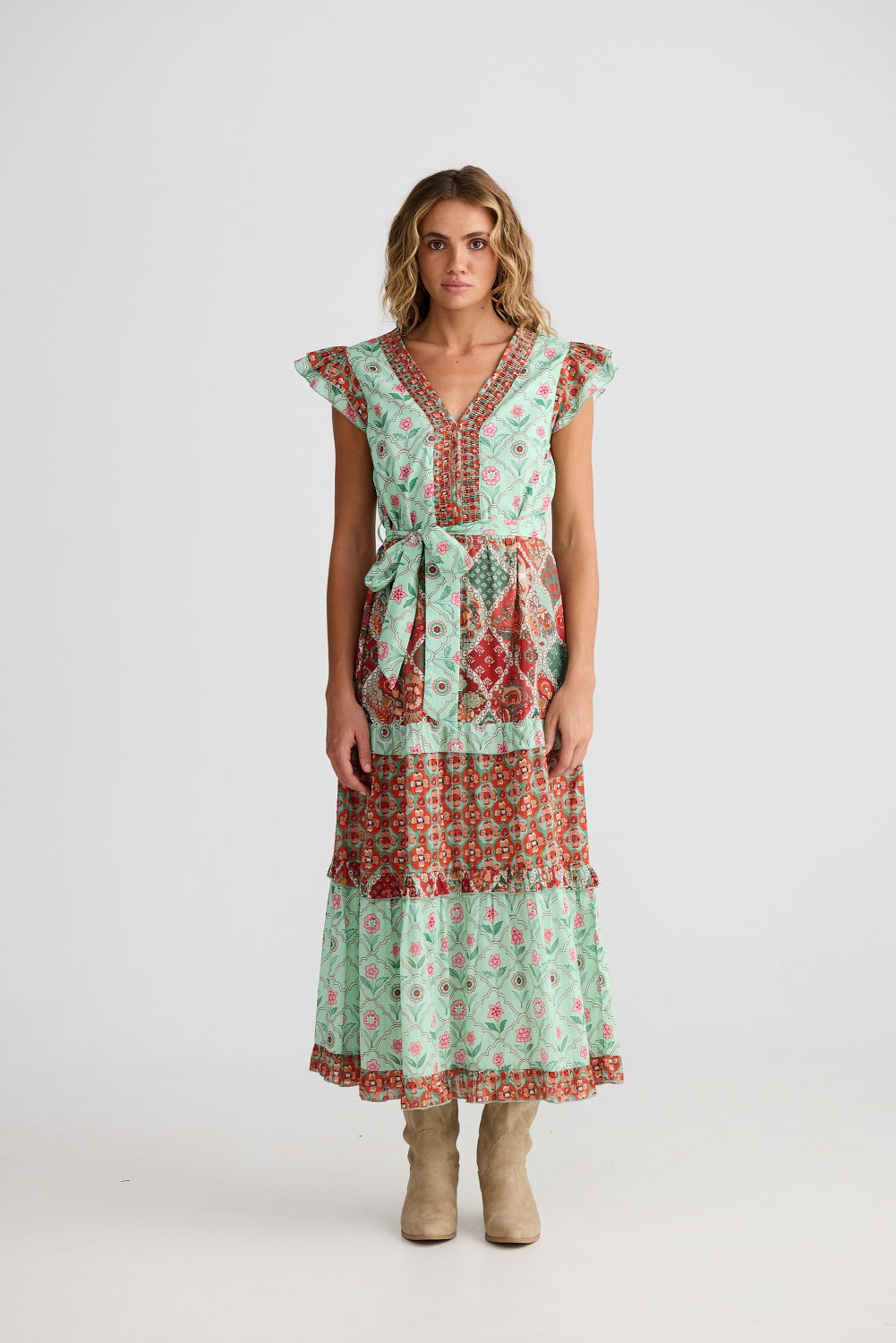 FIRELIGHT MIDI DRESS